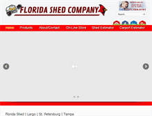 Tablet Screenshot of floridashed.com